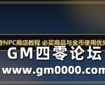 传奇NPC商店教程 必买商品与金币使用优先级