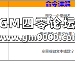 GOM引掣商业版功能补充(配置定义)